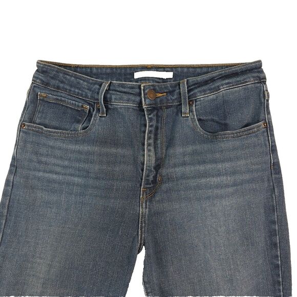 Levi's 721 High Rise Skinny Jeans Women's Size 30 Distressed Medium Wash - Picture 3 of 9